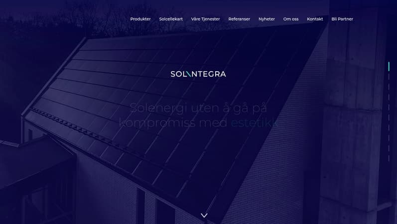 Screenshot of solintegra.no